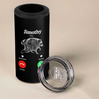 Jimothy Calling Phone Call Seattle Raccoon 4 in 1 Can Cooler Tumbler