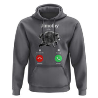 Jimothy Calling Phone Call Seattle Raccoon Hoodie