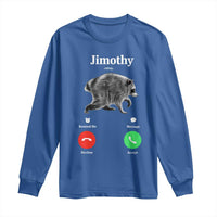 Jimothy Calling Phone Call Seattle Raccoon Long Sleeve Shirt