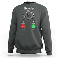 Jimothy Calling Phone Call Seattle Raccoon Sweatshirt