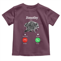 Jimothy Calling Phone Call Seattle Raccoon Toddler T Shirt