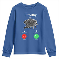 Jimothy Calling Phone Call Seattle Raccoon Youth Sweatshirt
