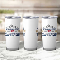 50th Birthday Tumbler Cup Vintage 1976 Fck Around And Find Out Funny 50 Year Old Gift