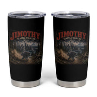 Vintage Jimothy Seattle Wildlife Raccoon Meme Tumbler Cup