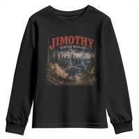 Vintage Jimothy Seattle Wildlife Raccoon Meme Youth Sweatshirt