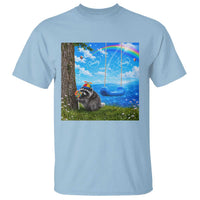 Jimothy Raccoon Dreamcore T Shirt Seattle Trash Panda Gen Z Humor Rainbow Aesthetic