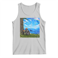 Jimothy Raccoon Dreamcore Tank Top Seattle Trash Panda Gen Z Humor Rainbow Aesthetic