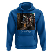 Jimothy Raccoon Drinking Iced Coffee Night City Aesthetic Hoodie