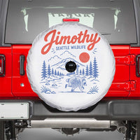 Jimothy Seattle Raccoon Spare Tire Cover Vintage Graphic Viral Short Spine Trash Panda Wildlife