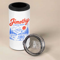 Jimothy Seattle Raccoon 4 in 1 Can Cooler Tumbler Vintage Graphic Viral Short Spine Trash Panda Wildlife
