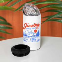 Jimothy Seattle Raccoon 4 in 1 Can Cooler Tumbler Vintage Graphic Viral Short Spine Trash Panda Wildlife
