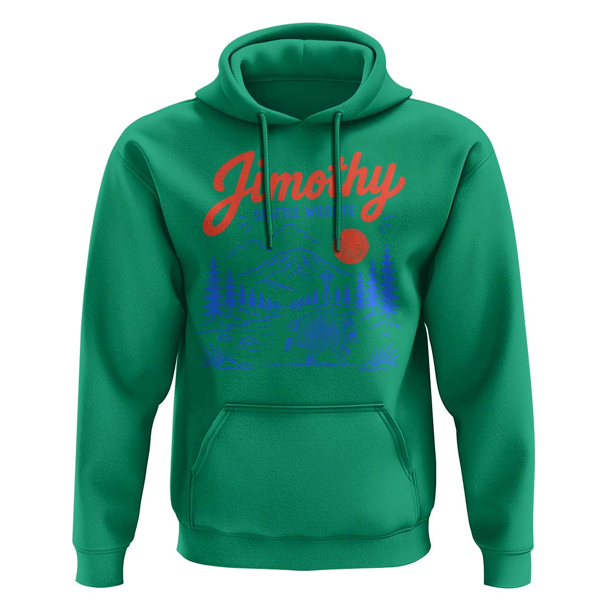 Jimothy Seattle Raccoon Hoodie Vintage Graphic Viral Short Spine Trash Panda Wildlife