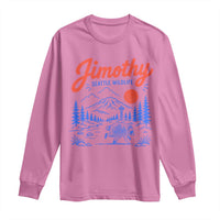 Jimothy Seattle Raccoon Long Sleeve Shirt Vintage Graphic Viral Short Spine Trash Panda Wildlife