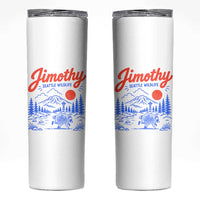 Jimothy Seattle Raccoon Skinny Tumbler Vintage Graphic Viral Short Spine Trash Panda Wildlife