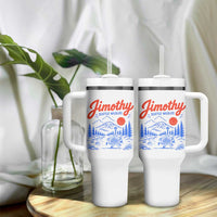 Jimothy Seattle Raccoon Tumbler With Handle Vintage Graphic Viral Short Spine Trash Panda Wildlife