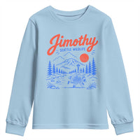 Jimothy Seattle Raccoon Youth Sweatshirt Vintage Graphic Viral Short Spine Trash Panda Wildlife