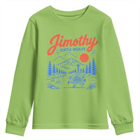Jimothy Seattle Raccoon Youth Sweatshirt Vintage Graphic Viral Short Spine Trash Panda Wildlife