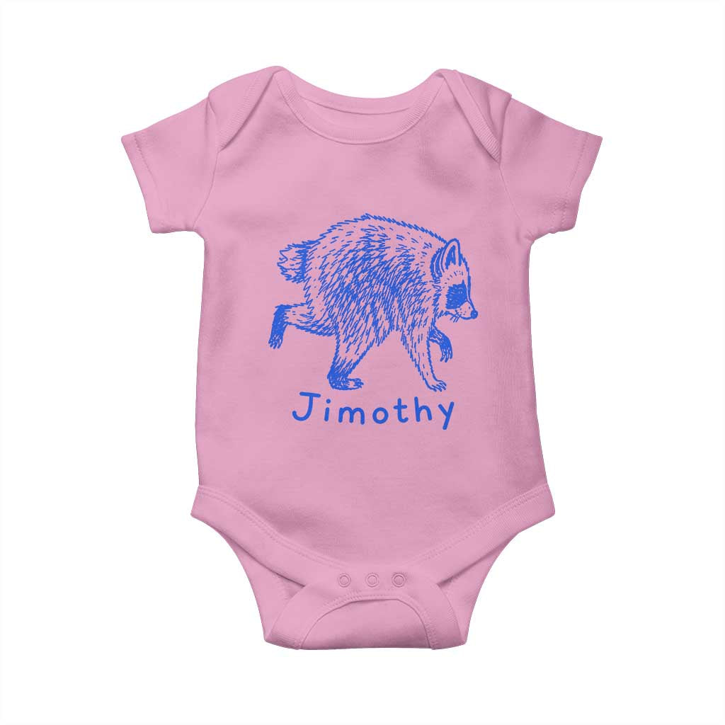 Jimothy Viral Raccoon Baby Onesie Funny Trash Panda Wildlife