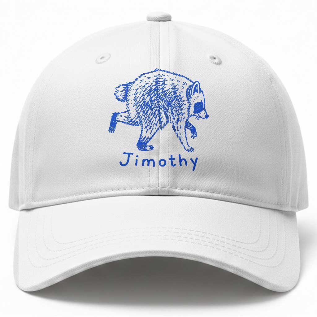 Jimothy Viral Raccoon Baseball Cap Funny Trash Panda Wildlife