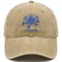 Jimothy Viral Raccoon Washed Cotton Baseball Cap Funny Trash Panda Wildlife