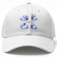 Funny Jimothy Viral Raccoon Baseball Cap Cute Baby Trash Panda Strawberry