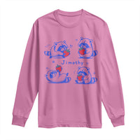 Funny Jimothy Viral Raccoon Long Sleeve Shirt Cute Baby Trash Panda Strawberry
