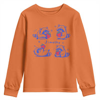 Funny Jimothy Viral Raccoon Youth Sweatshirt Cute Baby Trash Panda Strawberry