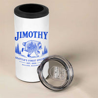 Jimothy Viral Raccoon From Seattle 4 in 1 Can Cooler Tumbler Funny Trash Panda Wildlife Seattle Feral Legend