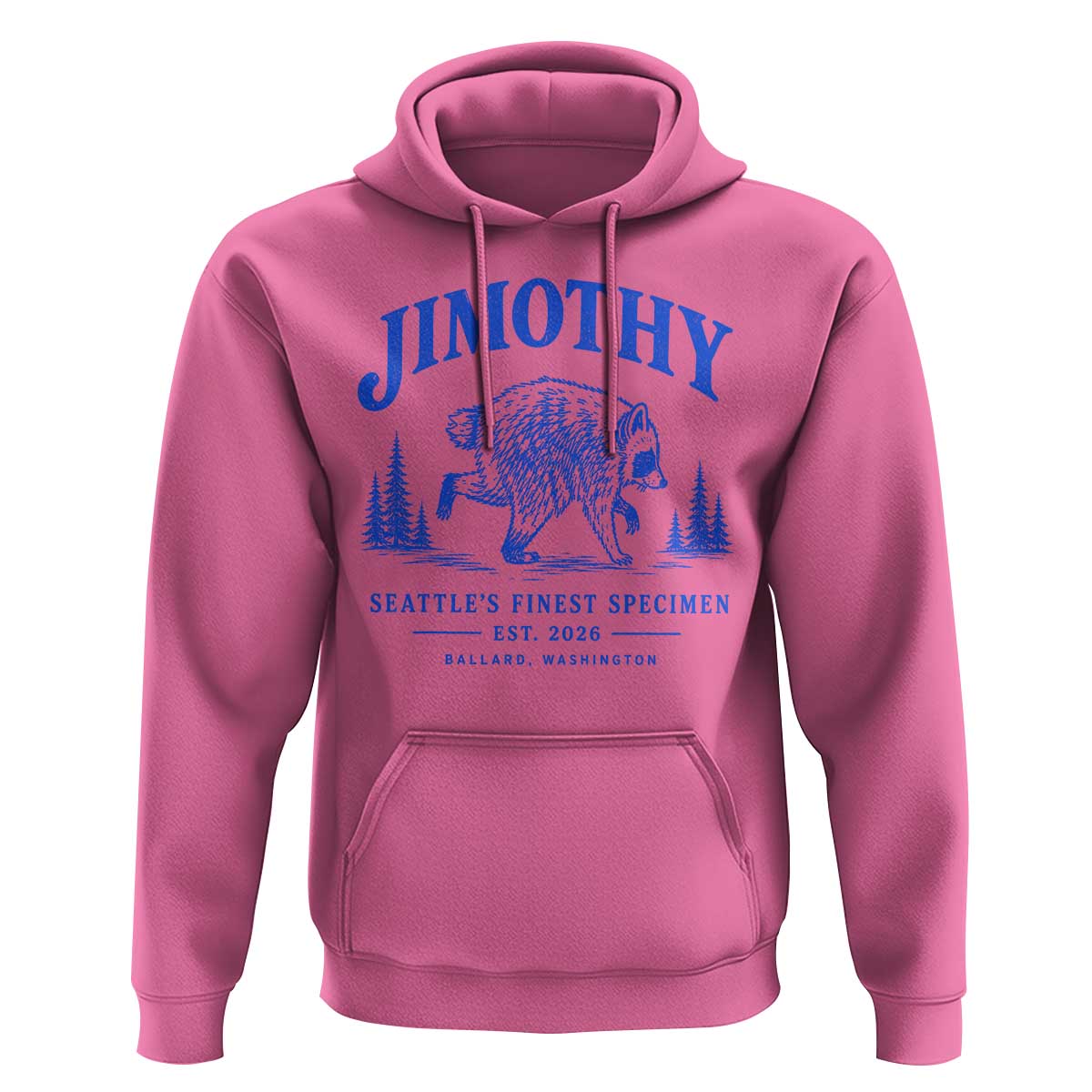 Jimothy Viral Raccoon From Seattle Hoodie Funny Trash Panda Wildlife Seattle Feral Legend