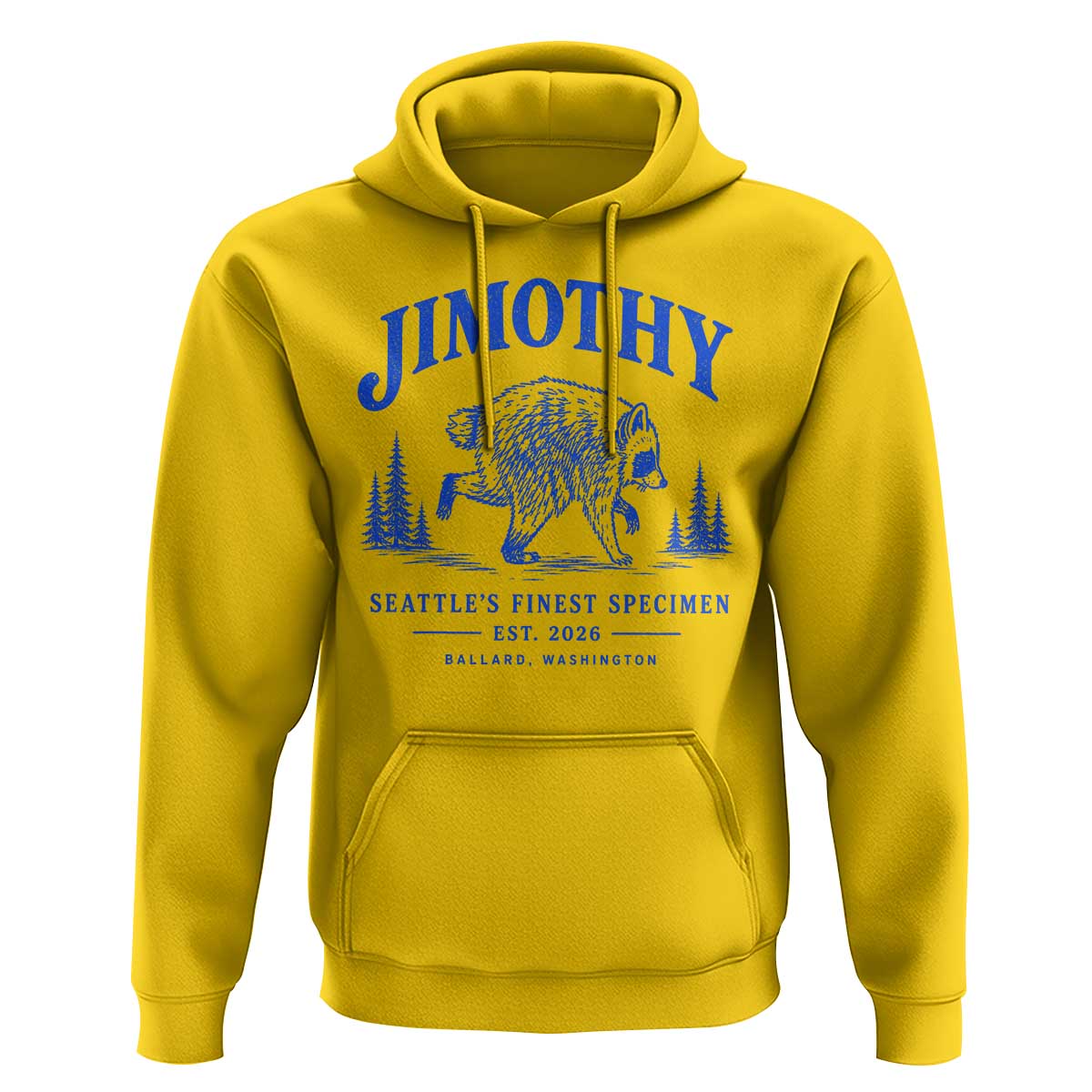Jimothy Viral Raccoon From Seattle Hoodie Funny Trash Panda Wildlife Seattle Feral Legend