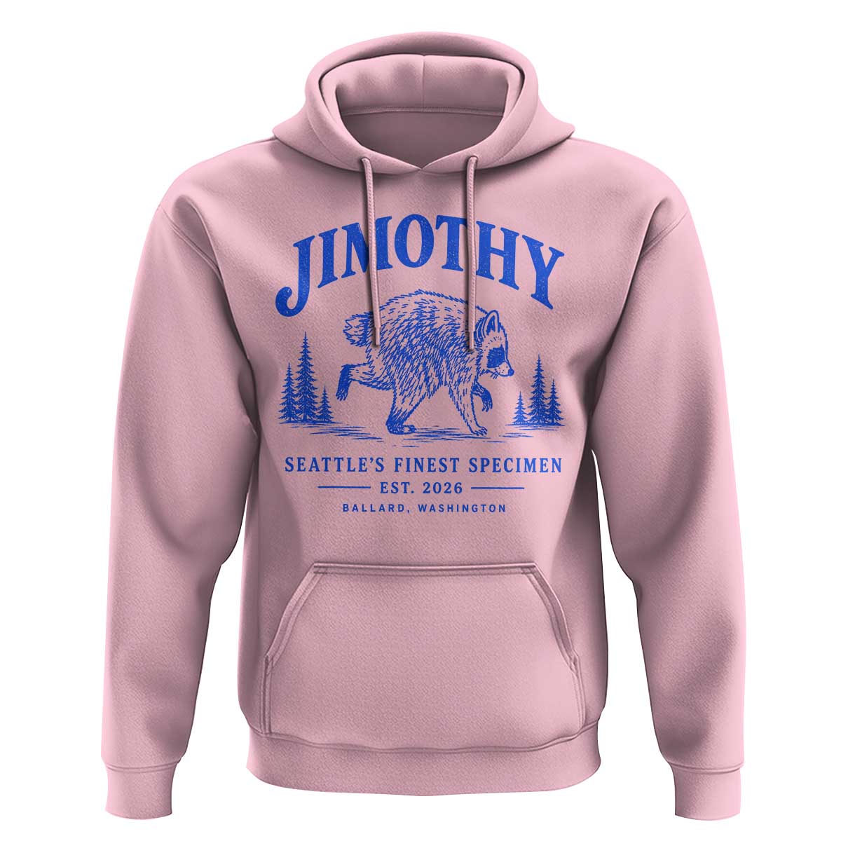 Jimothy Viral Raccoon From Seattle Hoodie Funny Trash Panda Wildlife Seattle Feral Legend