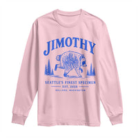 Jimothy Viral Raccoon From Seattle Long Sleeve Shirt Funny Trash Panda Wildlife Seattle Feral Legend
