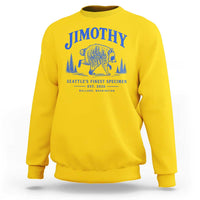 Jimothy Viral Raccoon From Seattle Sweatshirt Funny Trash Panda Wildlife Seattle Feral Legend