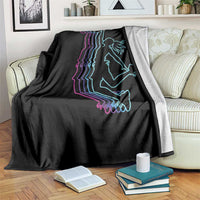 Basketball Girl Throw Blanket Player Slam Dunk Teens Girls - Wonder Print Shop