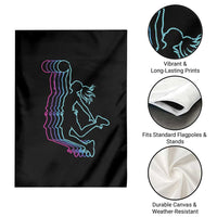 Basketball Girl Garden Flag Player Slam Dunk Teens Girls - Wonder Print Shop