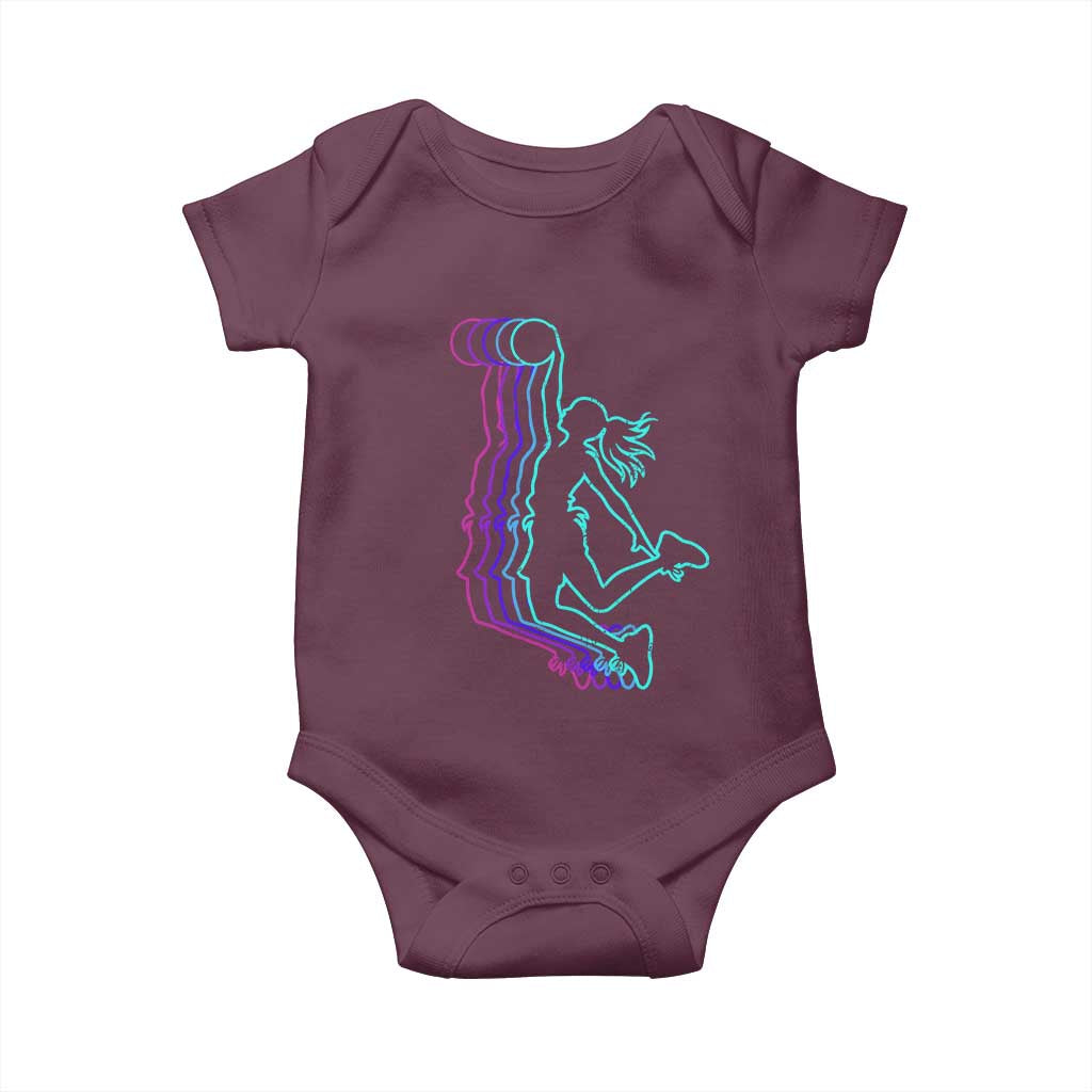 Basketball Girl Baby Onesie Player Slam Dunk Teens Girls - Wonder Print Shop