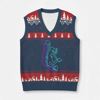 Basketball Girl V-Neck Knit Sweater Vest Player Slam Dunk Teens Girls - Wonder Print Shop