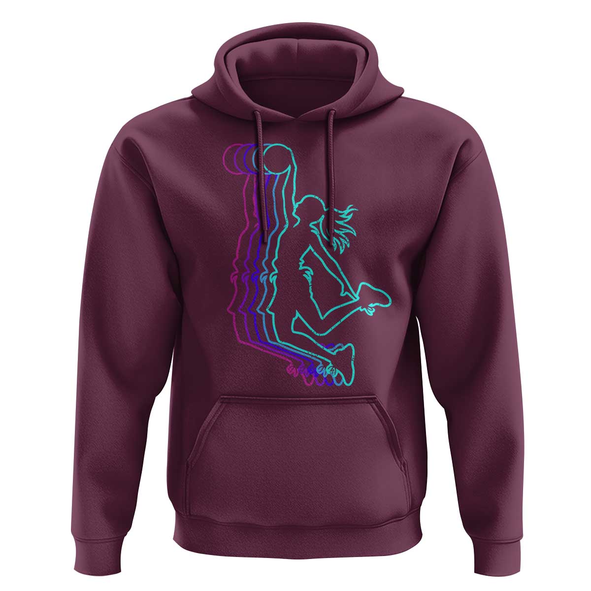 Basketball Girl Hoodie Player Slam Dunk Teens Girls - Wonder Print Shop