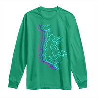 Basketball Girl Long Sleeve Shirt Player Slam Dunk Teens Girls - Wonder Print Shop