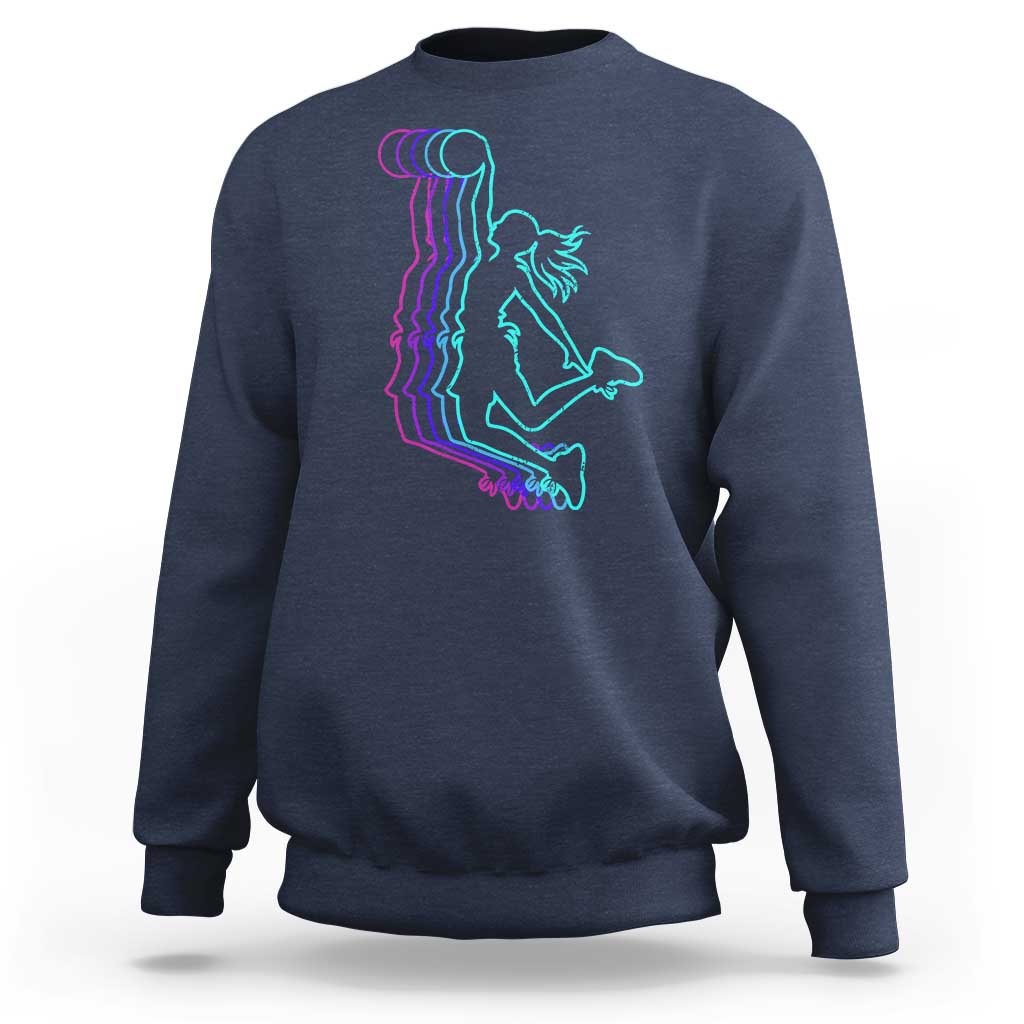 Basketball Girl Sweatshirt Player Slam Dunk Teens Girls - Wonder Print Shop