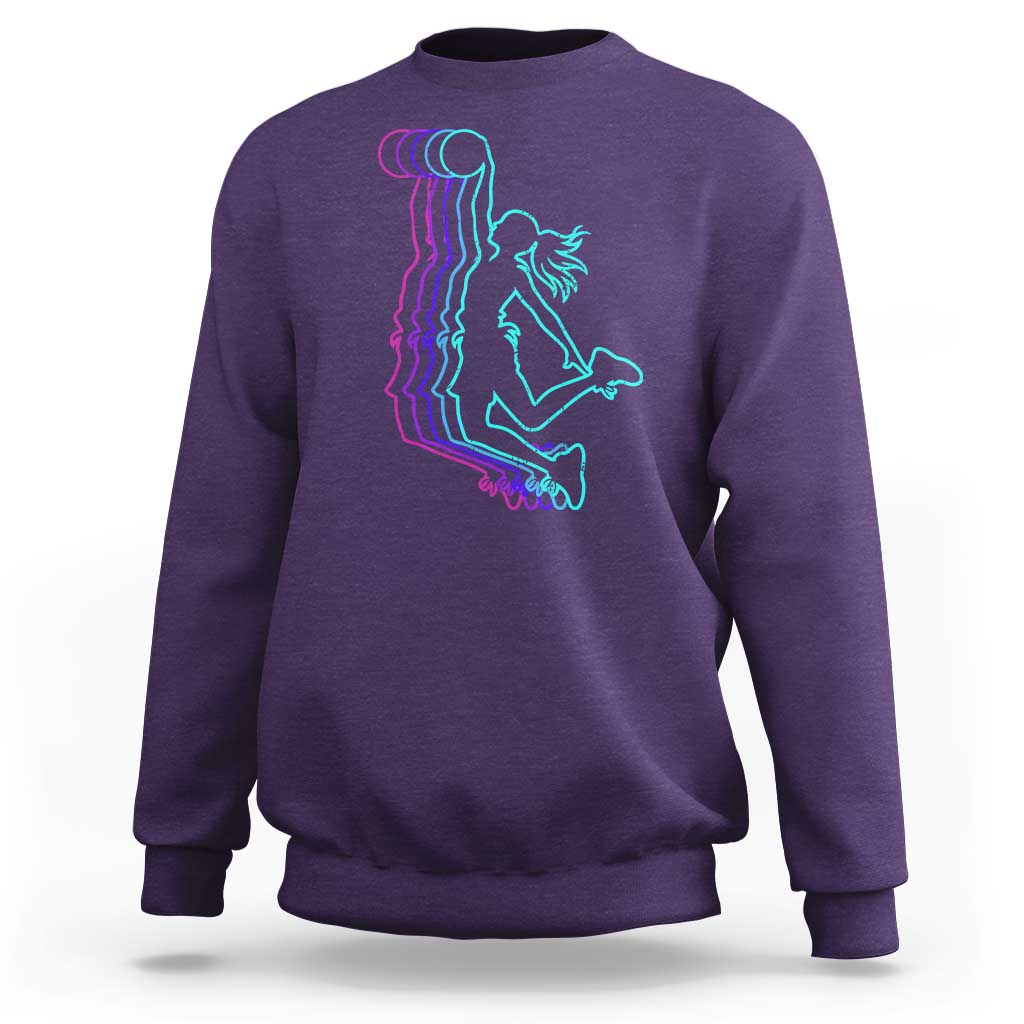 Basketball Girl Sweatshirt Player Slam Dunk Teens Girls - Wonder Print Shop