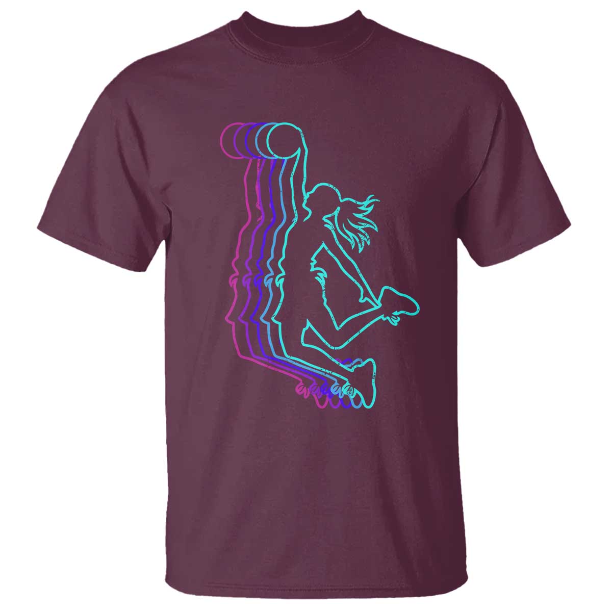 Basketball Girl T Shirt Player Slam Dunk Teens Girls - Wonder Print Shop