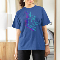 Basketball Girl T Shirt For Women Player Slam Dunk Teens Girls - Wonder Print Shop