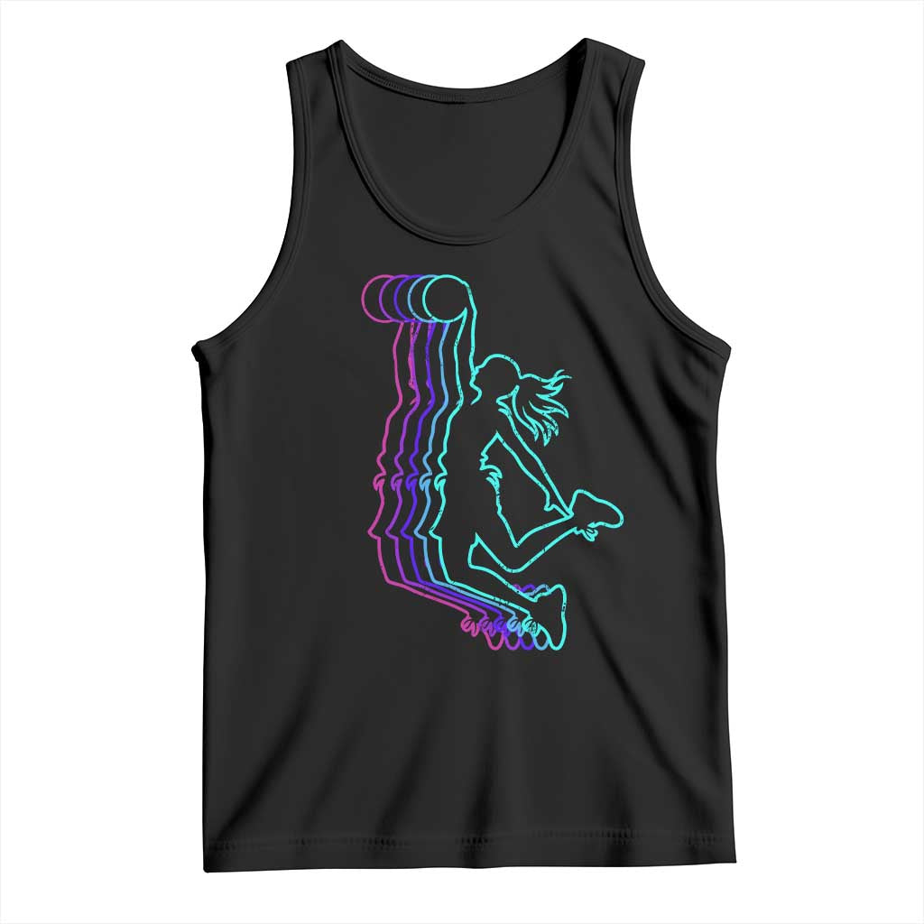 Basketball Girl Tank Top Player Slam Dunk Teens Girls - Wonder Print Shop