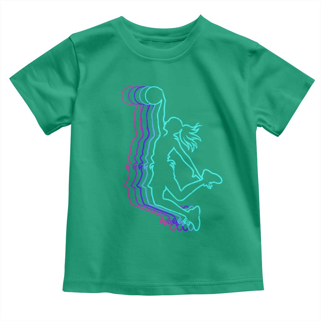 Basketball Girl Toddler T Shirt Player Slam Dunk Teens Girls - Wonder Print Shop