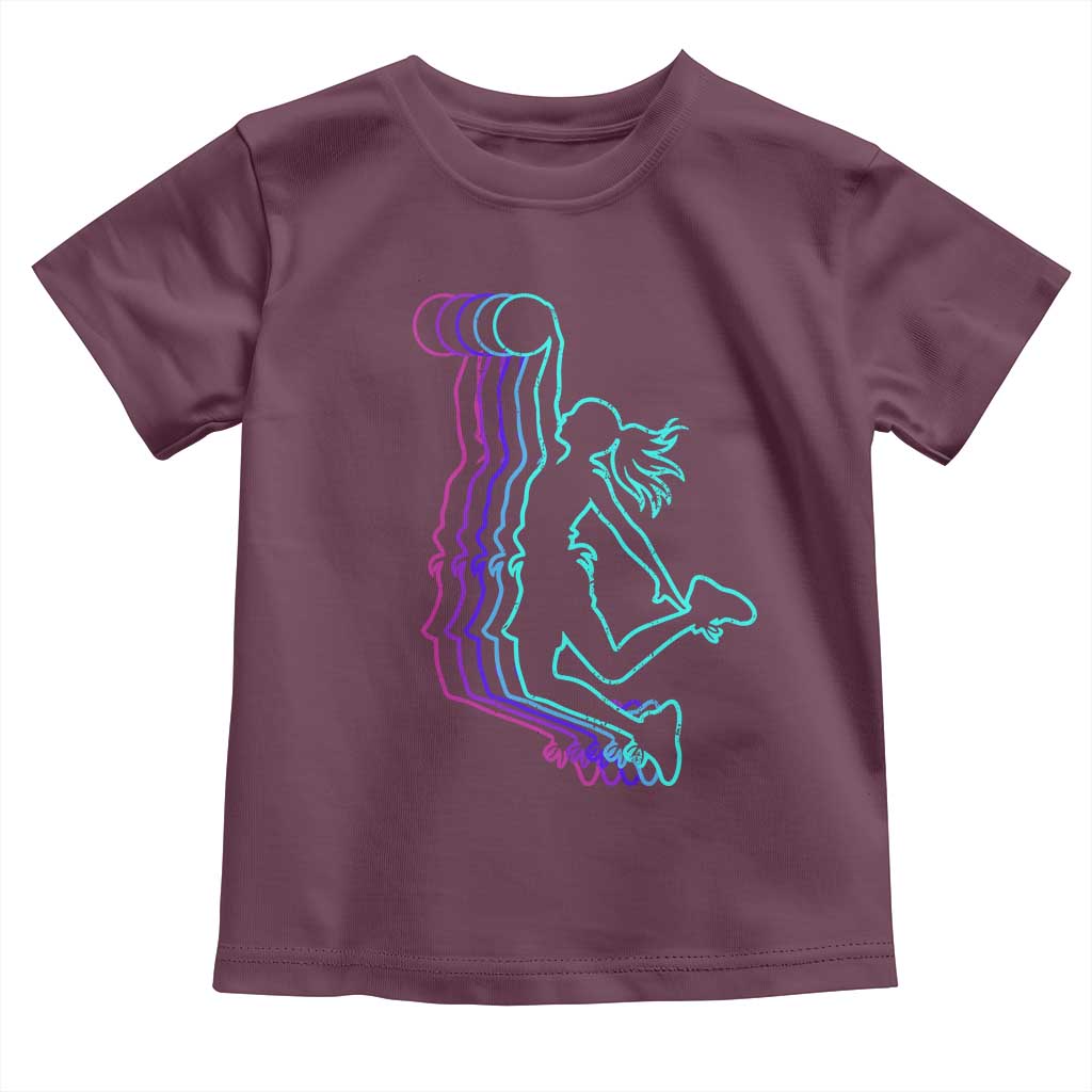Basketball Girl Toddler T Shirt Player Slam Dunk Teens Girls - Wonder Print Shop