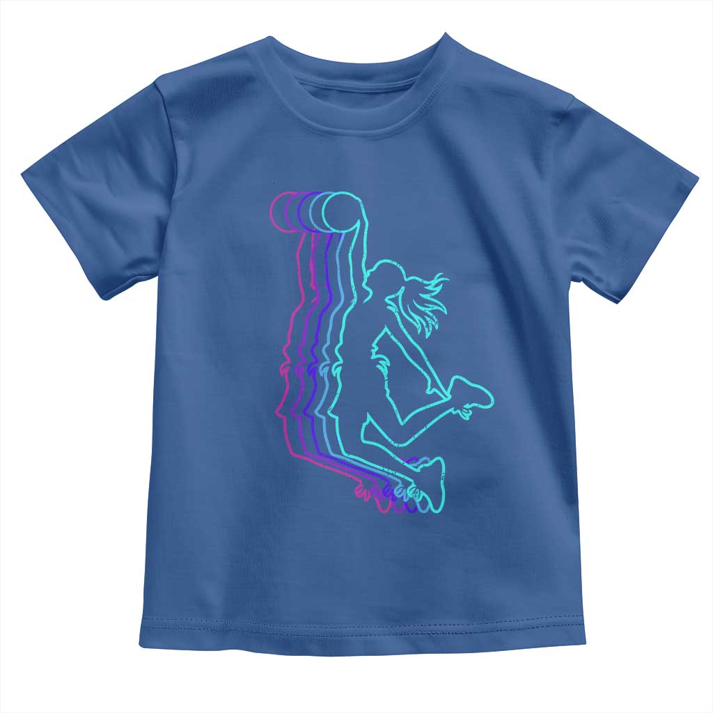 Basketball Girl Toddler T Shirt Player Slam Dunk Teens Girls - Wonder Print Shop