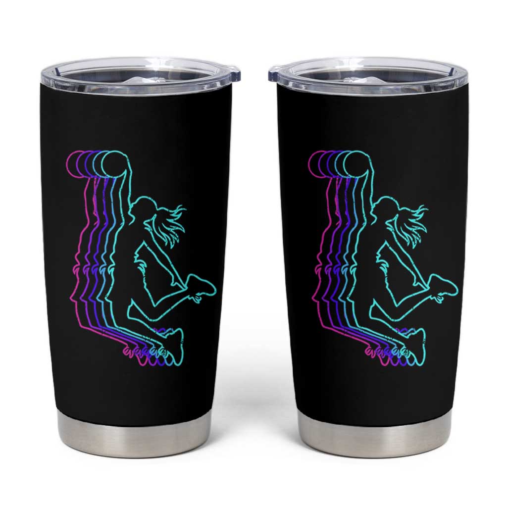 Basketball Girl Tumbler Cup Player Slam Dunk Teens Girls - Wonder Print Shop