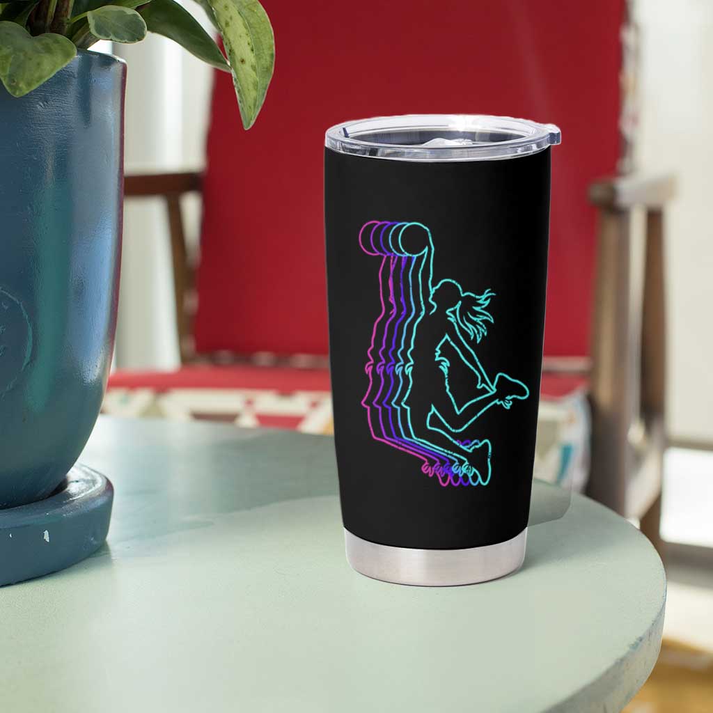 Basketball Girl Tumbler Cup Player Slam Dunk Teens Girls - Wonder Print Shop