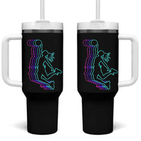 Basketball Girl Tumbler With Handle Player Slam Dunk Teens Girls - Wonder Print Shop